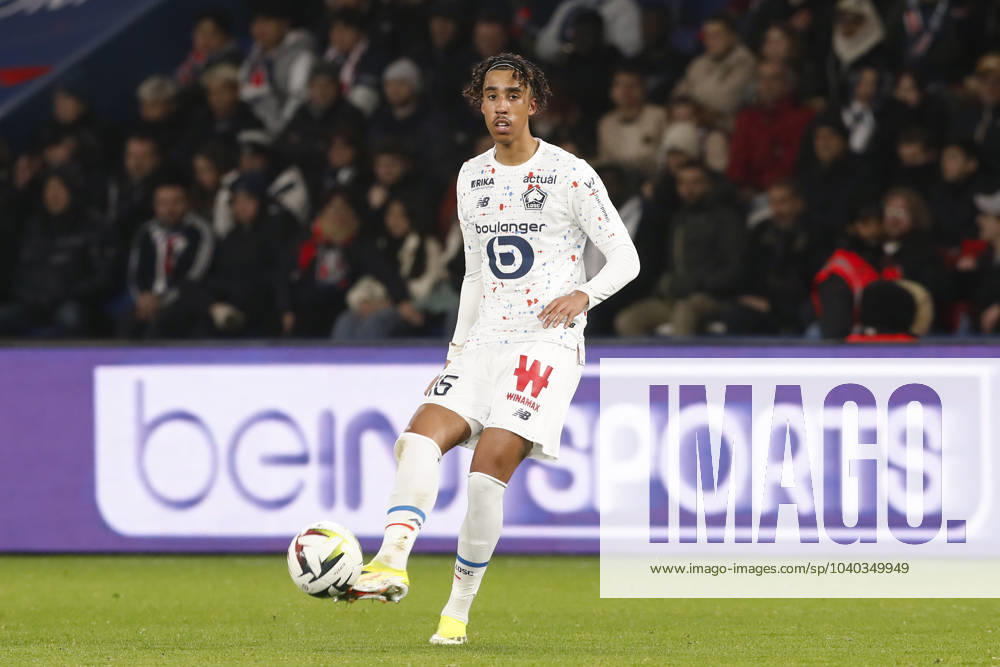 Leny Yoro (LOSC) FOOTBALL : Paris Saint Germain Vs Lille - Ligue 1 Uber Eats - 10 02 2024 MichaelBaucher Panoramic