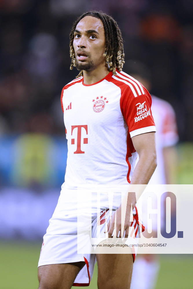 BOEY Sacha Team FC Bayern Muenchen DFL Bundesliga Season 2023 2024 Bundesliga Match Bayer 04 Leverkusen FC Bayern 3 0 on 10 02 2024 in Leverkusen DFL REGULATIONS PROHIBIT ANY USE OF PHOTOGRAPHS as IMAGE SEQUENCES and or QUASI VIDEO
