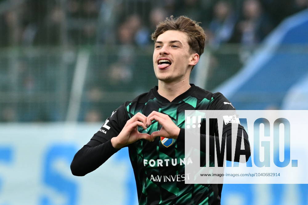 Utkani 21. kola prvni fotbalove ligy: FK Mlada Boleslav - Banik Ostrava, 17. unora 2024, Mlada Boleslav. Strelec prvniho golu Baniku Ostrava Tomas Rigo. (CTKxPhoto MichaelaxRihova) CTKPhotoP2024021703387 CTKPhotoP2024021703387