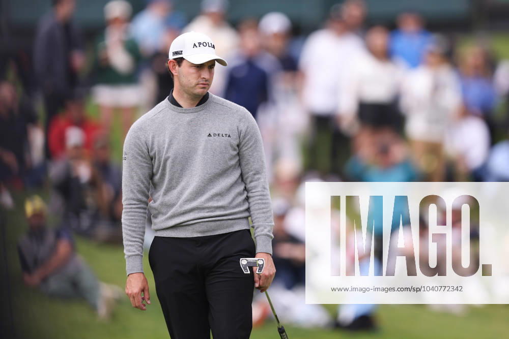 PATRICK CANTLAY reacts after missing a putt on the ninth hole during the final round of The Genesis Invitational at Riviera Country Club in Pacific Palisades, California. Pacific Palisades USA - ZUMAt158 20240218_zsp_t158_077