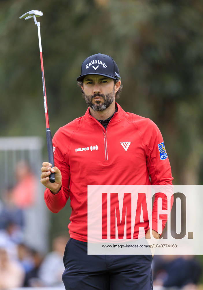 Adam Hadwin during the Final Round of the 2024 Genesis Invitational Golf Tournament on Sunday February 18, 2024 at the Riviera Country Club in Pacific Palisades, California. ARIANA RUIZ PI Pacific Palisades U.S - ZUMAp124 20240218_zaa_p124_038