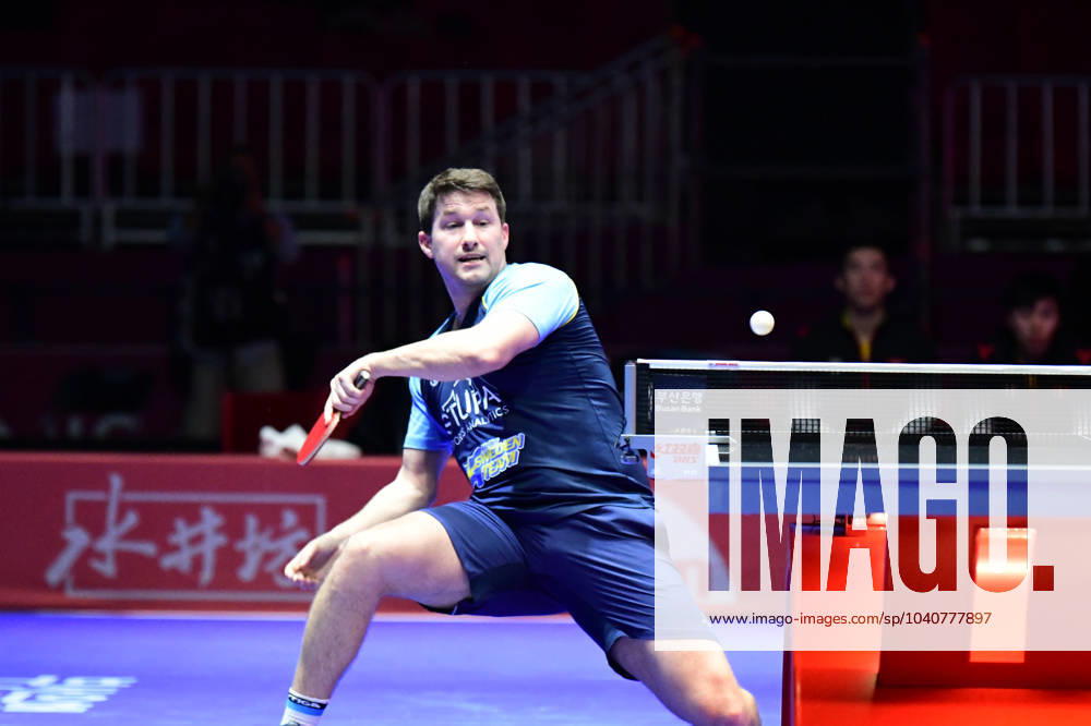 Kristian Karlsson of Sweden during day 3 of the World Team Table Tennis Championships on February 18, 2024 in Busan Photo Manfred Schillings BILDBYRAN kod XZ XZ0162 bordtennis table tennis pingis world team championships day 3 bbeng