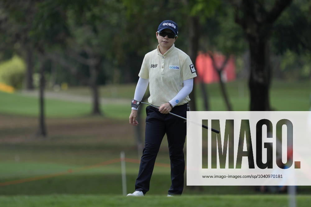 Honda LPGA, Golf Damen Thailand 2024 Eun-Hee Ji of South Korea is looking on during the first round of the Honda LPGA Thailand 2024 at Siam Country Club Old Course in Chonburi, Thailand, on February 22, 2024. Chonburi Thailand