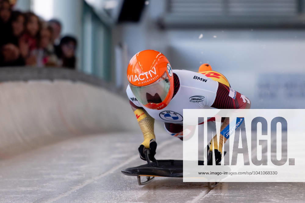 Felix Keisinger Germany at the start, GER, IBSF BMW Skeleton World Championship Winterberg, Race Men, 23 02 2024 GER, IBSF BMW Skeleton World Championship Winterberg, Race Men, 23 02 2024 Winterberg