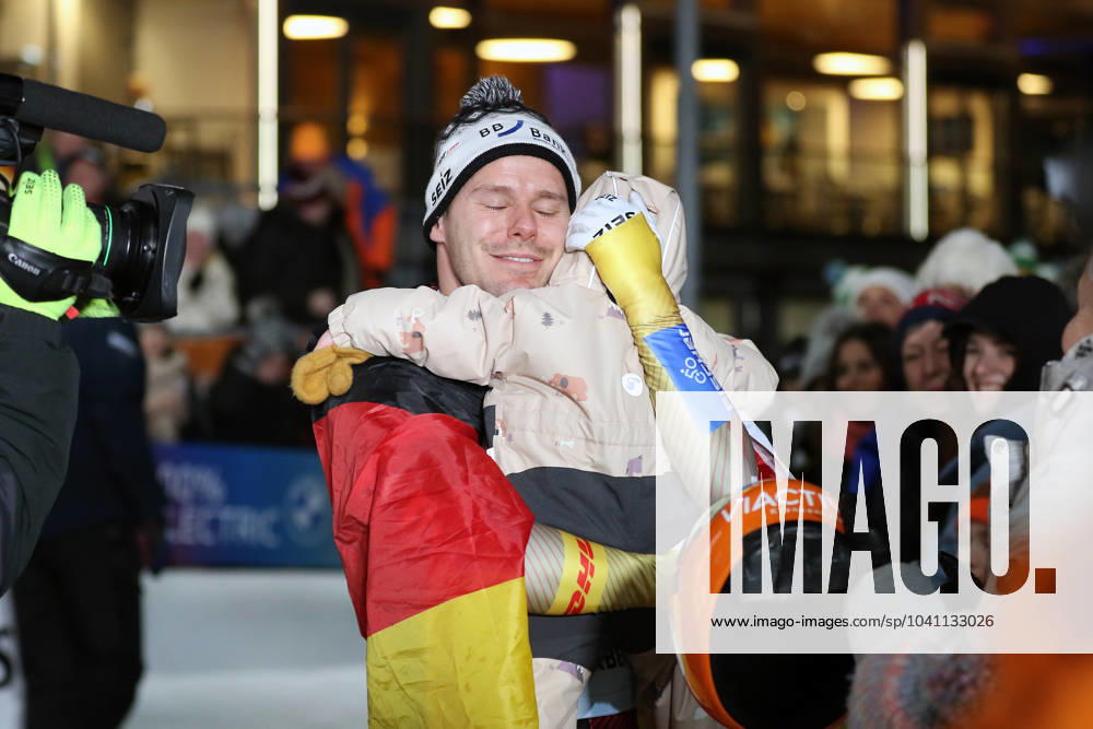 BMW IBSF World Championships Bob Skeleton 2024 Winterberg Christopher Grotheer GER Skeleton WM 2024 Bob Skeleton WM 2024 Eisarena Winterberg Bobbahn Winterberg