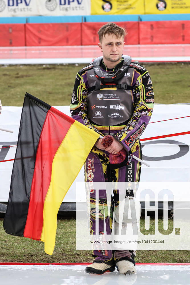 Texom European Individual Ice Speedway Championship 2024 round 1 2024.02.24 Sanok, Poland, Ice Speedway Texom European Individual Ice Speedway Championship 2024 round 1 (1 Runda Indywidualnych Mistrzostw Europy w Zuzlu Na Lodzie) op: Maximilian Niedermaier jr.