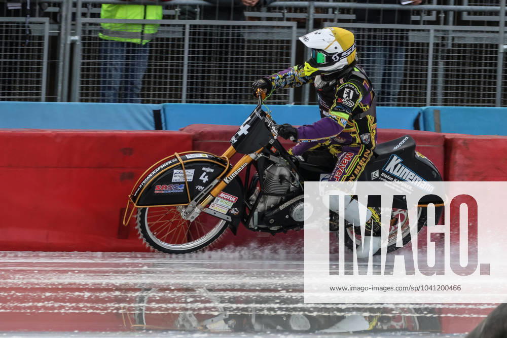 Texom European Individual Ice Speedway Championship 2024 round 1 2024.02.24 Sanok, Poland, Ice Speedway Texom European Individual Ice Speedway Championship 2024 round 1 (1 Runda Indywidualnych Mistrzostw Europy w Zuzlu Na Lodzie) op: Max Niedermaier