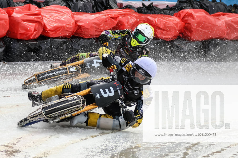 Texom European Individual Ice Speedway Championship 2024 round 1 2024.02.24 Sanok, Poland, Ice Speedway Texom European Individual Ice Speedway Championship 2024 round 1 (1 Runda Indywidualnych Mistrzostw Europy w Zuzlu Na Lodzie) op: Heikki Huusko, Max Niedermaier