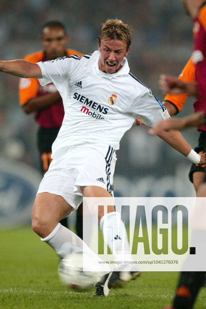 Onderwerp Subject: Real Madrid Champions League Club Team Country: Real Madrid Seizoen Season: 2002 2003 FOTO PHOTO: Real Madrid s GUTI ROME ITA Content not available for redistribution in The Netherlands directly or indirectly through any third parties.