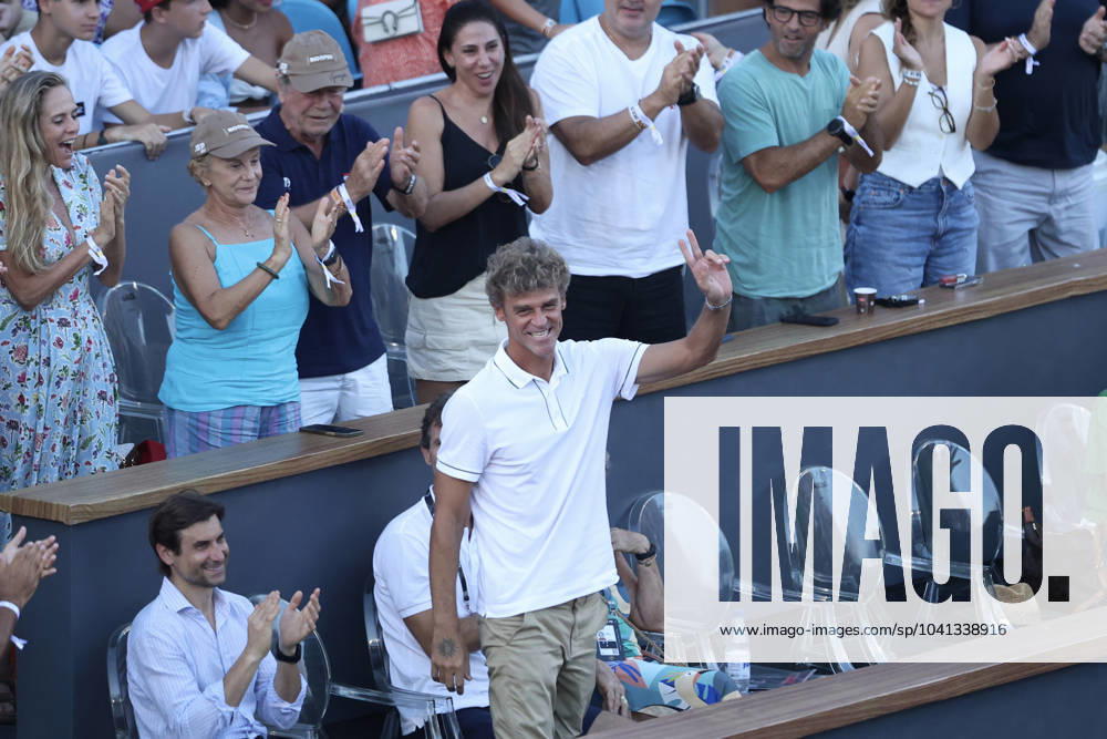 25th February 2024: Jockey Club, Brasileiro, Brazil: Rio Open Tennis tournament, singles final; Ex tennis player Gustavo Kuerten ActionPlus12612325 DanielxCasteloxBranco Content restricted for UK based newspaper