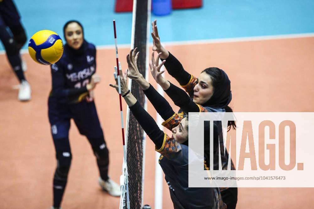 KW09 Mehrsan Tehran VC and Saipa Tehran VC - Women s Volleyball Premier League Final 27 2 2024 - TEHRAN: In the final of the Women s Volleyball Premier League, Mehrsan Tehran VC and Saipa Tehran VC competed against each other, with Saipa emerging as the champion of this tournament.Photo: Nazanin Rezazadeh IRAN IMAGES IR