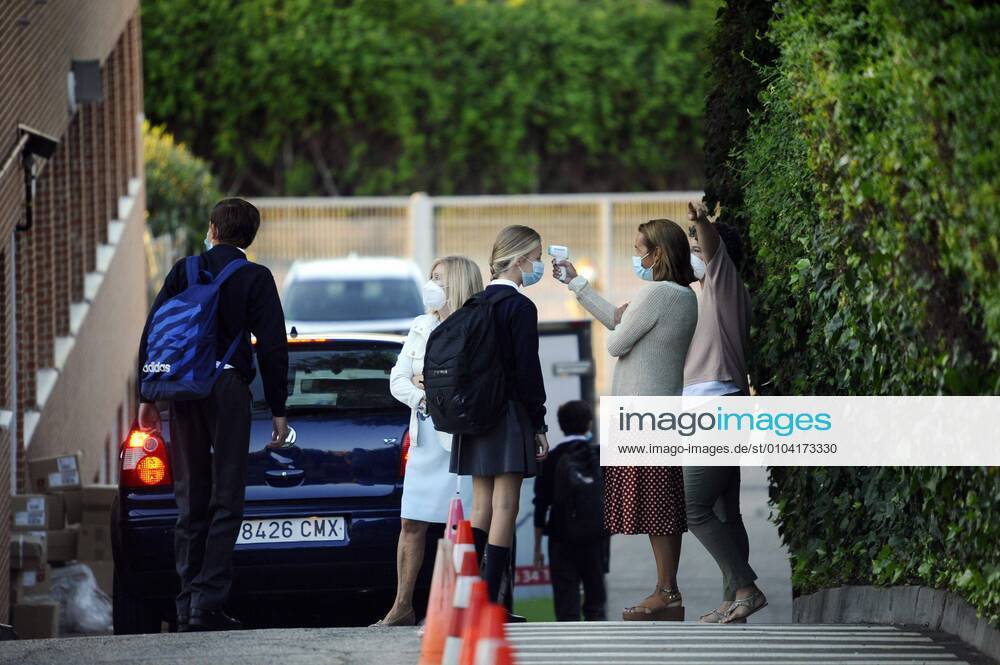 Princess Leonor de Borbon during the first day of Santa Maria de los Rosales school 2020 2021 in Madrid on Wednesday , 09 September 2020 Cordon Press