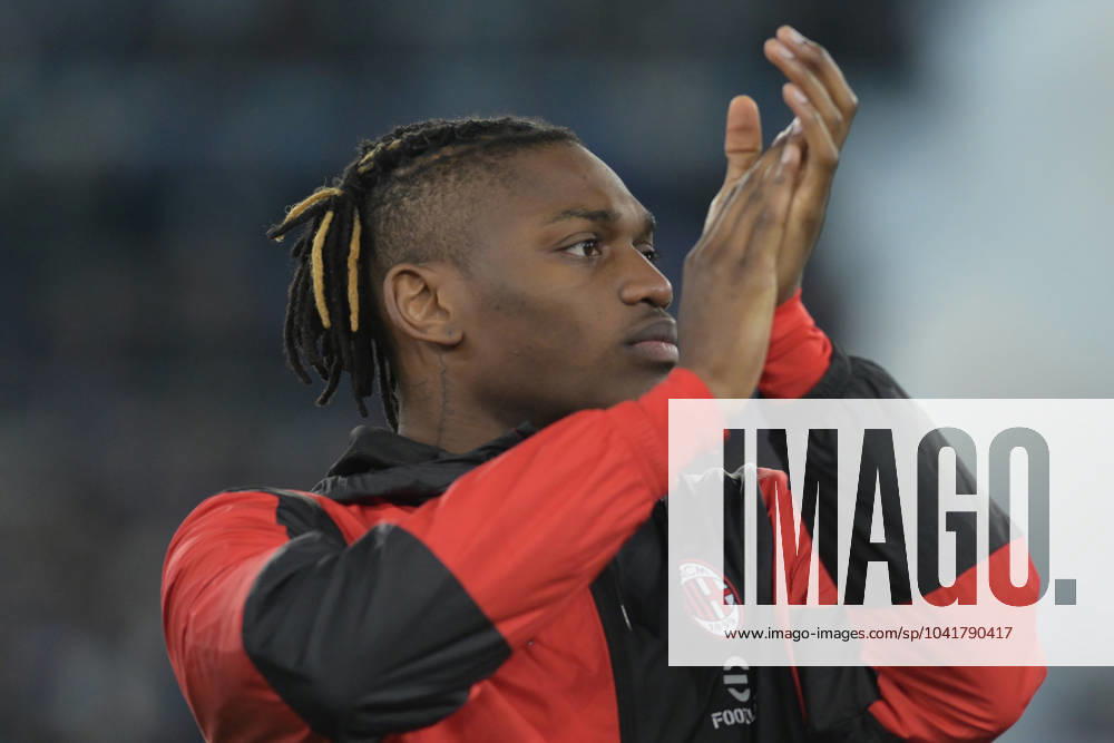 Italy: Serie A - SS Lazio vs AC Milan Rafael Leão of AC Milan during the Serie A match between SS Lazio vs AC Milan at Olimpic Stadium on March1,2024 in Rome, italy Rome Italy