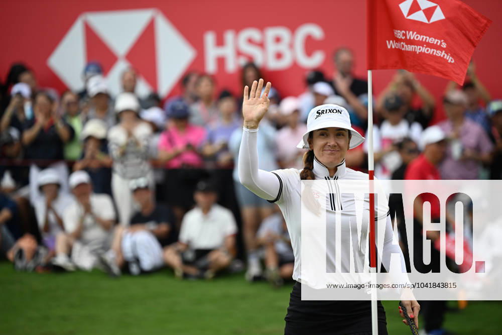 (240303) -- SINGAPORE, March 3, 2024 -- Hannah Green of Australia celebrates after winning the HSBC Women s World Championship, WM, Weltmeisterschaft held at the Singapore s Sentosa Golf Club on March 3, 2024. (Photo by Then Chih Wey Xinhua) (SP)SINGAPORE-GOLF-WOMEN S WORLD CHAMPIONSHIP XinxJiapo