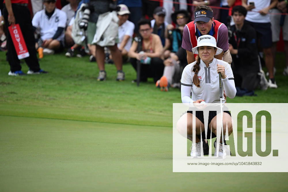 (240303) -- SINGAPORE, March 3, 2024 -- Hannah Green of Australia competes during the last day of the HSBC Women s World Championship, WM, Weltmeisterschaft held at the Singapore s Sentosa Golf Club on March 3, 2024. (Photo by Then Chih Wey Xinhua) (SP)SINGAPORE-GOLF-WOMEN S WORLD CHAMPIONSHIP XinxJiapo