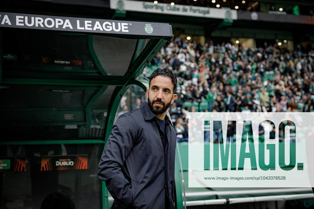 Ruben Amorim during UEFA Europa League 23 24 game between Sporting CP e Atalanta BC at Estadio Jose Alvalade, Lisbon, Portugal. (Maciej Rogowski) Lisbon Estadio Jose Alvalade Portugal