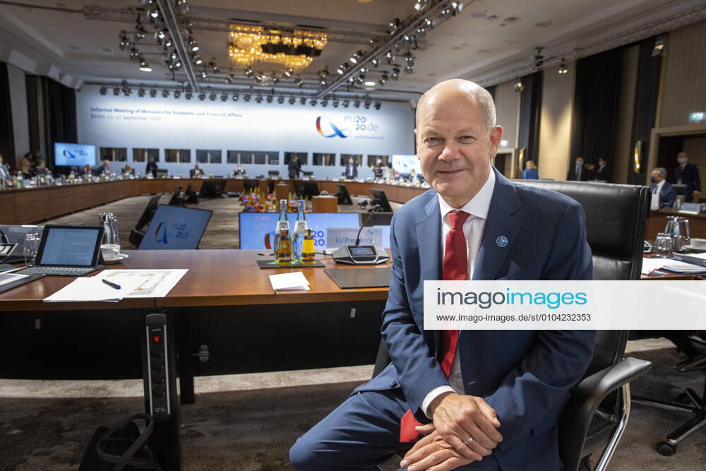 Kick-off ECOFIN Council meeting in Berlin with Federal Finance Minister Olaf Scholz Berlin Germany