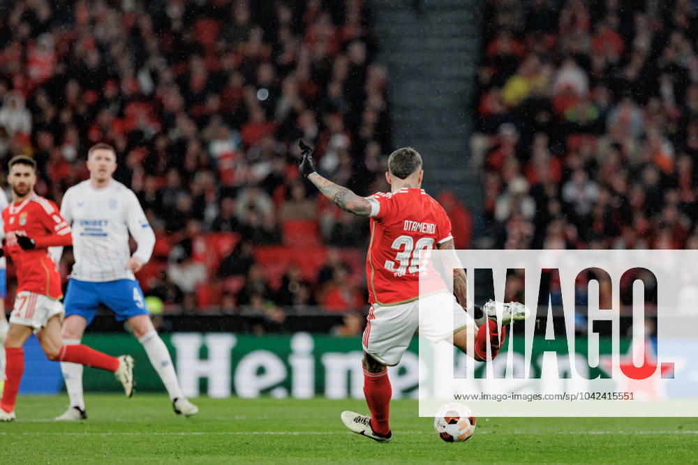 Nicolas Otamendi during UEFA Europa League 23 24 game between SL Benfica and Rangers FC at Estadio Da Luz, Lisbon, Portugal. (Maciej Rogowski) Lisbon Estadio Da Luz Portugal