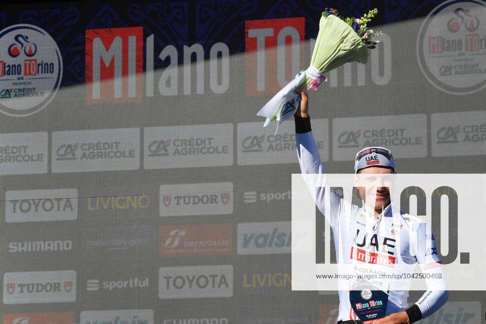 Foto IPP Massimo Rana Torino 13-03-2024 Ciclismo Milano-Torino nella foto terzo classificato marc hirschi Italy Photo Press - World Copyright italy ITALY