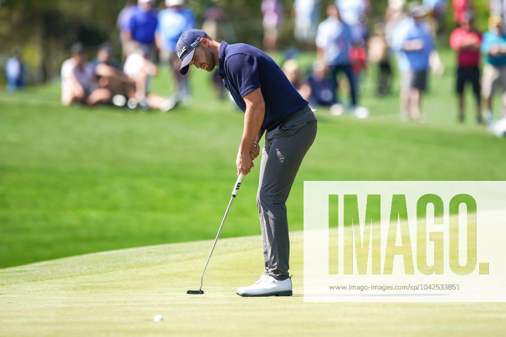 WYNDHAM CLARK (USA) putts the 3rd green during the second round of the 2024 PLAYERS Championship at TPC Sawgrass. Ponte Vedra Beach United States - ZUMAw109 20240315_fap_w109_010