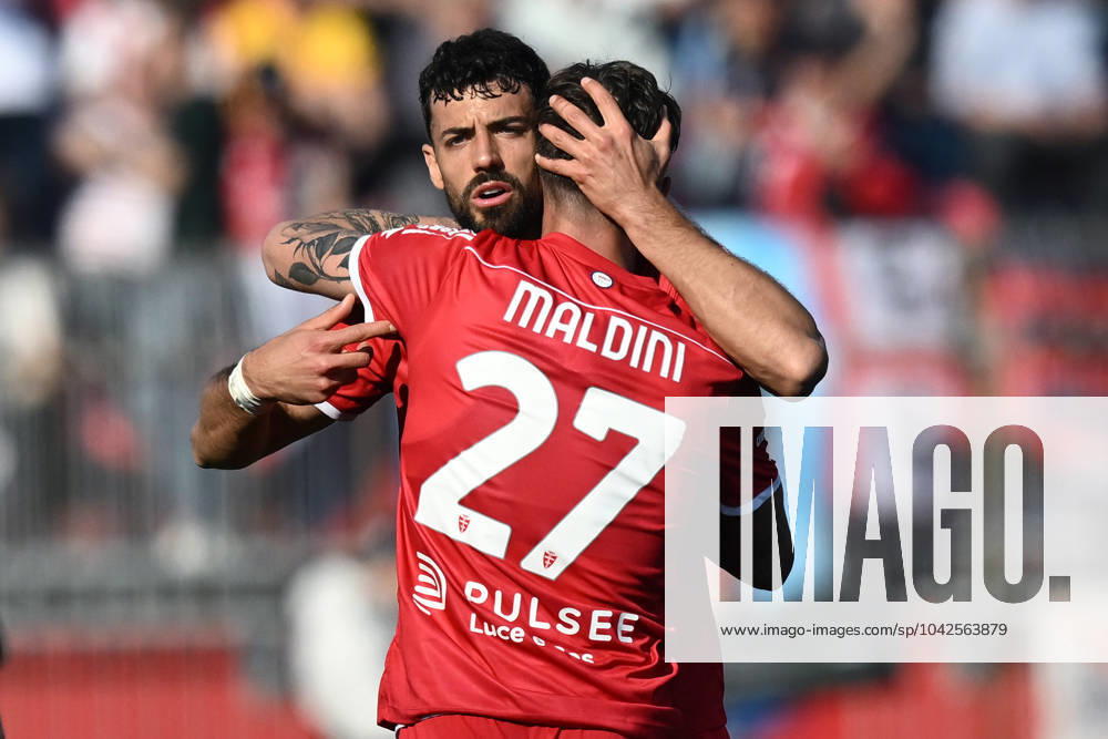 Db Monza 16 03 2024 - campionato di calcio serie A Monza-Cagliari foto Daniele Buffa Image nella foto: esultanza gol Daniel Maldini
