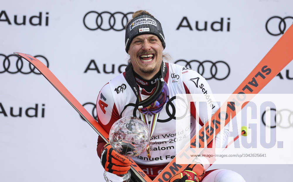 KW11 ALPINE SKIING - FIS WC Final Saalbach SAALBACH,AUSTRIA,17.MAR.24 - ALPINE SKIING - FIS World Cup Final, slalom, men. Image shows Manuel Feller (AUT). GEPAxpictures xWolfgangxGrebien