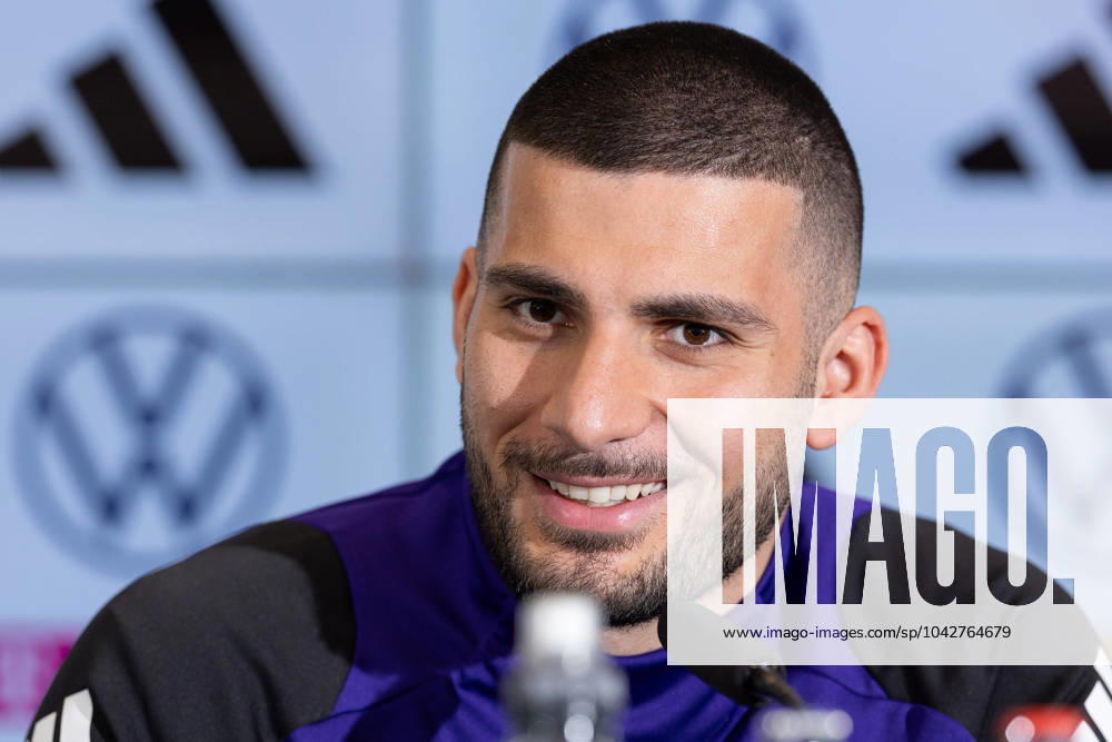 Training and press conference of the German national soccer team Deniz Undav speaks during the press conference Training and press conference of the German national soccer team at the DFB Campus in Frankfurt am Main on March 21, 2024 , Frankfurt am Main Hessen Germany DFB Campus