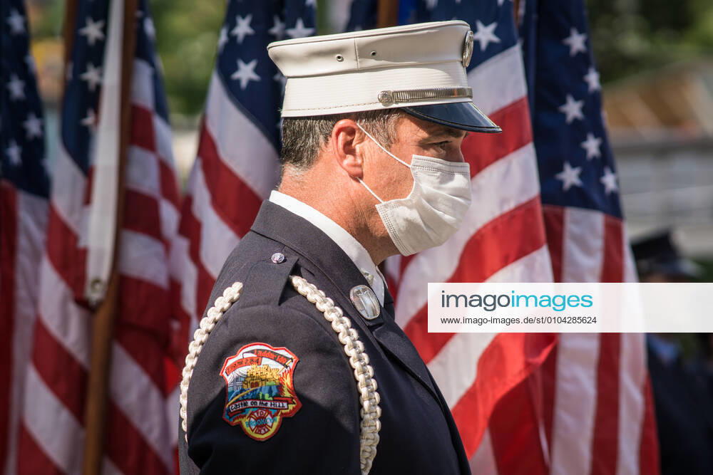 9 11 Memorial services in New York City Family, friends and member of services of first responders attend the 9 11 memorial in New York City and honor those we lost in the terror attacks on September 11, 2001. New York City New York United States