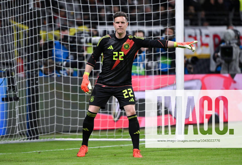 Goalkeeper Marc Andre ter Stegen Germany , Marc Andre ter Stegen 26 03 2024, International soccer match Germany Netherlands 2 1 Frankfurt Deutsche Bank Park Germany Team2