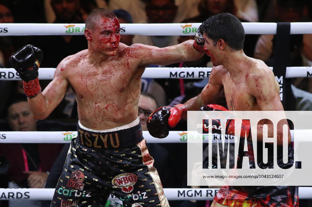Bilder des Jahres 2024, Sport 03 März Boxen, Tim Tszyu - Sebastian Fundora Tim Tszyu,Sebastian Fundora,March 29 2024,Las Vegas,Nevadas,Nevada,MGM Grand Resort and Casino,WBC,WBO Super Welterweight Championship Las Vegas Nevada USA