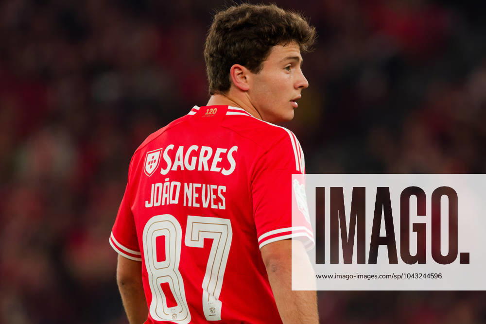 Lisbon, Portugal, April 02 2024: Joao Neves (87 SL Benfica) during the Taca de Portugal game between SL Benfica and Sporting CP at Estadio da Luz in Lisbon, Portugal. (Pedro Porru SPP)