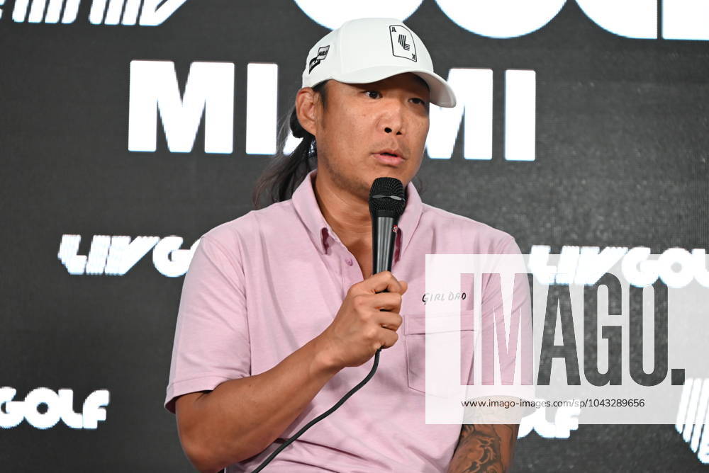 Anthony Kim Delivers Remarks On Injuries, Addiction, Hiatus And Return To Golf In Miami - 04 Apr 2024 Anthony Kim delivers remarks and answers questions from members of the media on his struggles with battling injuries and addiction, taking a 12-year hiatus and returning to professional Golf at Trump National Doral in Miami. Miami United States