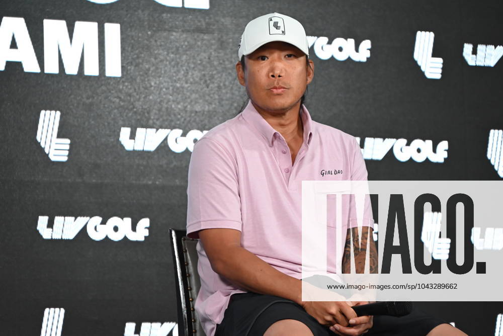 Anthony Kim Delivers Remarks On Injuries, Addiction, Hiatus And Return To Golf In Miami - 04 Apr 2024 Anthony Kim delivers remarks and answers questions from members of the media on his struggles with battling injuries and addiction, taking a 12-year hiatus and returning to professional Golf at Trump National Doral in Miami. Miami United States
