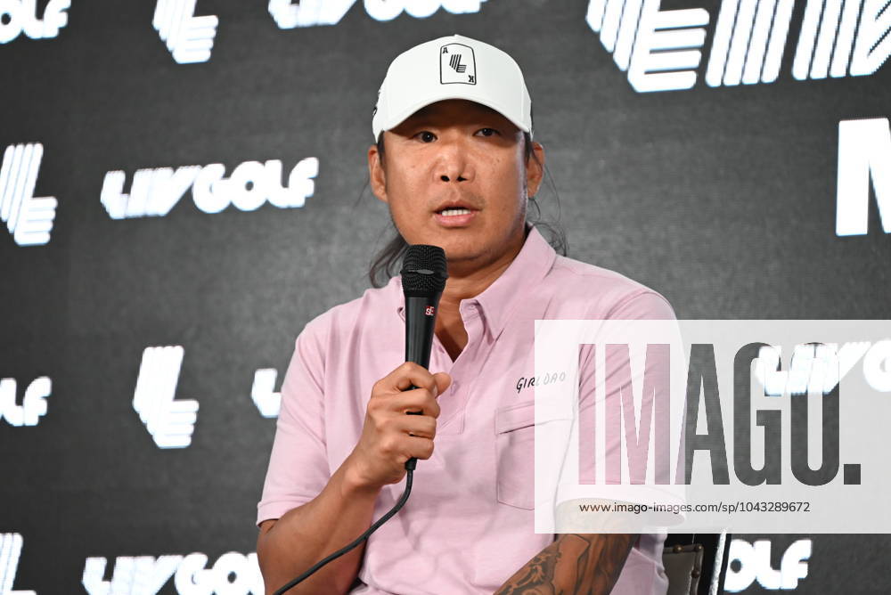Anthony Kim Delivers Remarks On Injuries, Addiction, Hiatus And Return To Golf In Miami - 04 Apr 2024 Anthony Kim delivers remarks and answers questions from members of the media on his struggles with battling injuries and addiction, taking a 12-year hiatus and returning to professional Golf at Trump National Doral in Miami. Miami United States