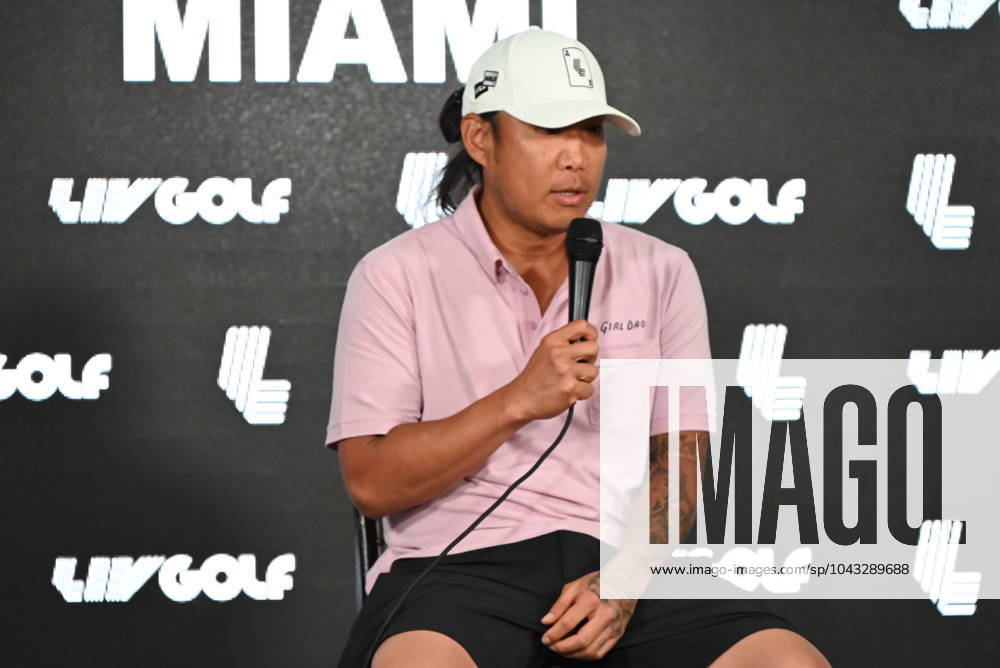 Anthony Kim Delivers Remarks On Injuries, Addiction, Hiatus And Return To Golf In Miami - 04 Apr 2024 Anthony Kim delivers remarks and answers questions from members of the media on his struggles with battling injuries and addiction, taking a 12-year hiatus and returning to professional Golf at Trump National Doral in Miami. Miami United States