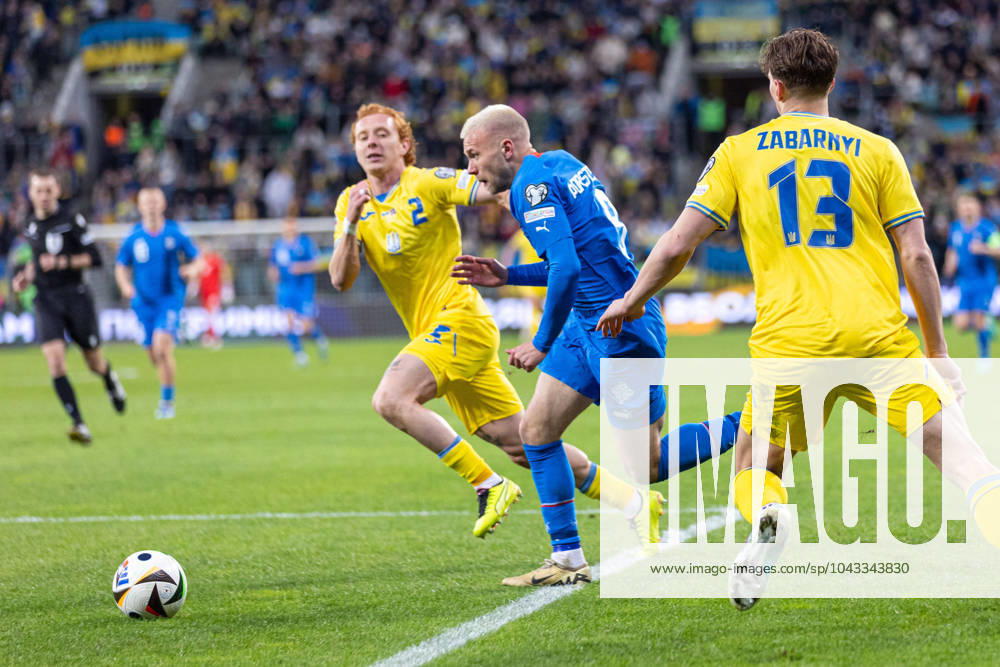 WROCLAW 26.03.2024 FINALOWY MECZ BARAZOWY ELIMINACJE DO MISTRZOSTW EUROPY 2024: UKRAINA - ISLANDIA --- UEFA EURO, EM, Europameisterschaft,Fussball 2024 QUALIFICATION FINAL PLAY-OFF MATCH IN WROCLAW: UKRAINE - ISLAND nz JON DAGUR THORSTEINSSON FOT. ERNEST KOLODZIEJ 400mm.pl NEWSPIX.PL --- Newspix.pl 20240326_KOL1610