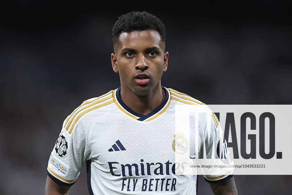 2024-04-09 Real Madrid CF v Manchester City - Quarter-final First Leg - UEFA Champions League 2023 24 MADRID, SPAIN - APRIL 9: Rodrygo Goes of Real Madrid CF during the Quarter-final First Leg - UEFA Champions League match between Real Madrid CF and Manchester City at Estadio Santiago Bernabeu on April 9, 2024 in Madrid, Spain. (Photo by Pablo Morano BSR Agency) Madrid Spain Content not available for redistribution in The Netherlands directly or indirectly through any third parties.
