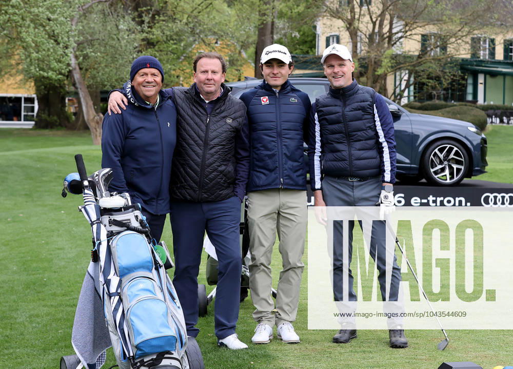 GOLF - Audi Circuit FROHNLEITEN,AUSTRIA,10.APR.24 - GOLF - Audi Circuit, GC Murhof. Image shows Wolfgang Schachinger, Peter Ausserhofer, Maximilian Steinlechner and Wolfgang Pichler. GEPAxpictures Oberlaender