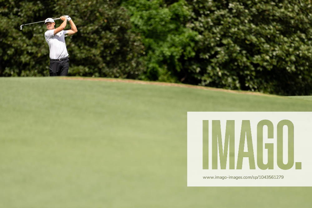 Ludvig Aberg of Sweden during a practice round prior to the 2024 Masters Golf Tournament on April 10, 2024 in Augusta Photo Petter Arvidson BILDBYRAN kod PA PA0791 bbeng golf masters the masters Augusta us masters sverige