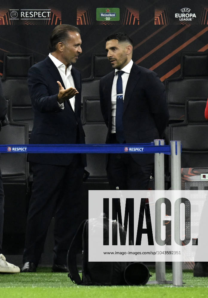 Foto IPP Paolo Bona Milano 11 04 2024 UEFA Europa League di Calcio stagione 2023 2024 partita Milan-Roma Nella foto Gerry Cardinale proprietario del Milan a bordo campo Italy Photo Press Worldwide Copyright italy Italy ITALY
