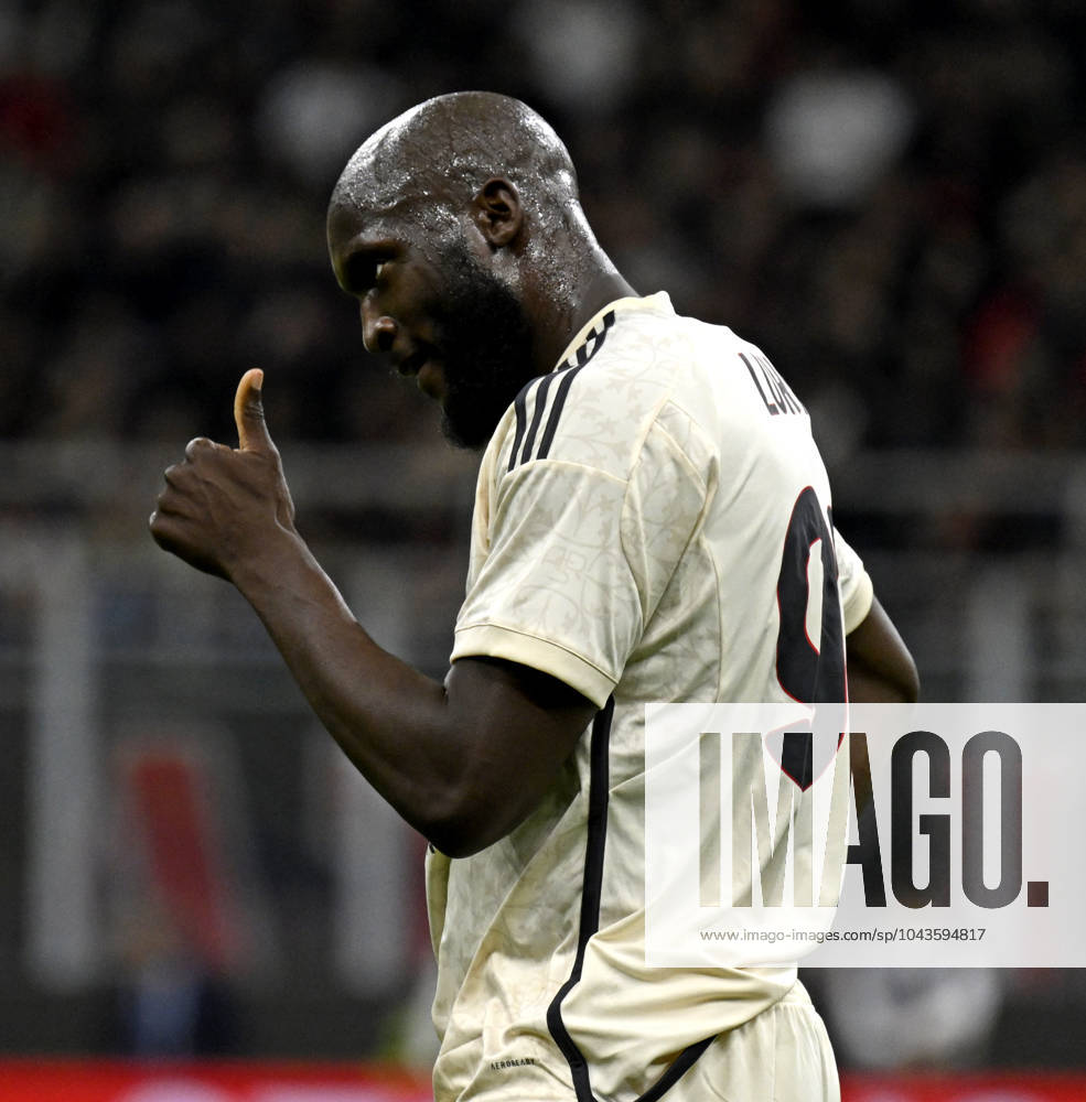 Foto IPP Paolo Bona Milano 11 04 2024 UEFA Europa League di Calcio stagione 2023 2024 partita Milan-Roma Nella foto Romelu Lukaku Italy Photo Press Worldwide Copyright italy Italy ITALY