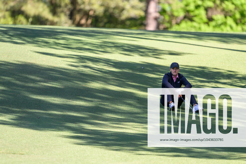 Jordan Spieth of USA looks dejected during the second round of the 2024 Masters Golf Tournament on April 12, 2024 in Augusta Photo Petter Arvidson BILDBYRAN kod PA PA0793 bbeng golf masters the masters augusta us masters depp