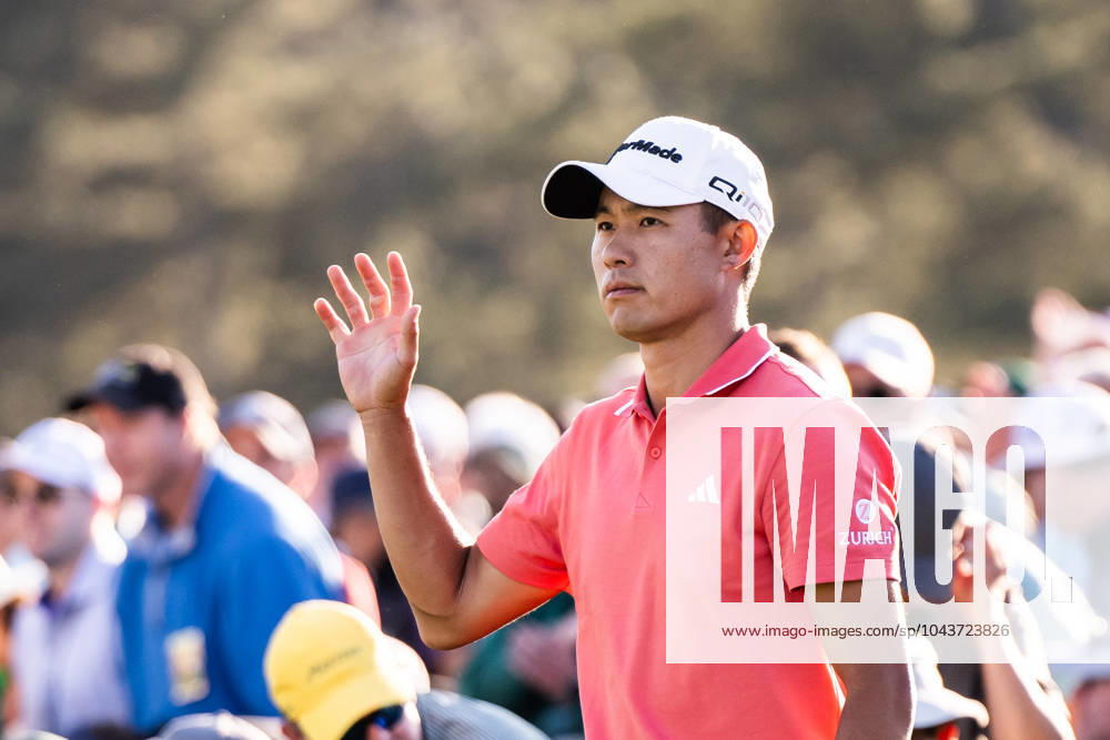 Collin Morikawa of the United States during the third round of the 2024 Masters Golf Tournament on April 13, 2024 in Augusta Photo Petter Arvidson BILDBYRAN kod PA PA0794 bbeng golf masters the masters Augusta us masters