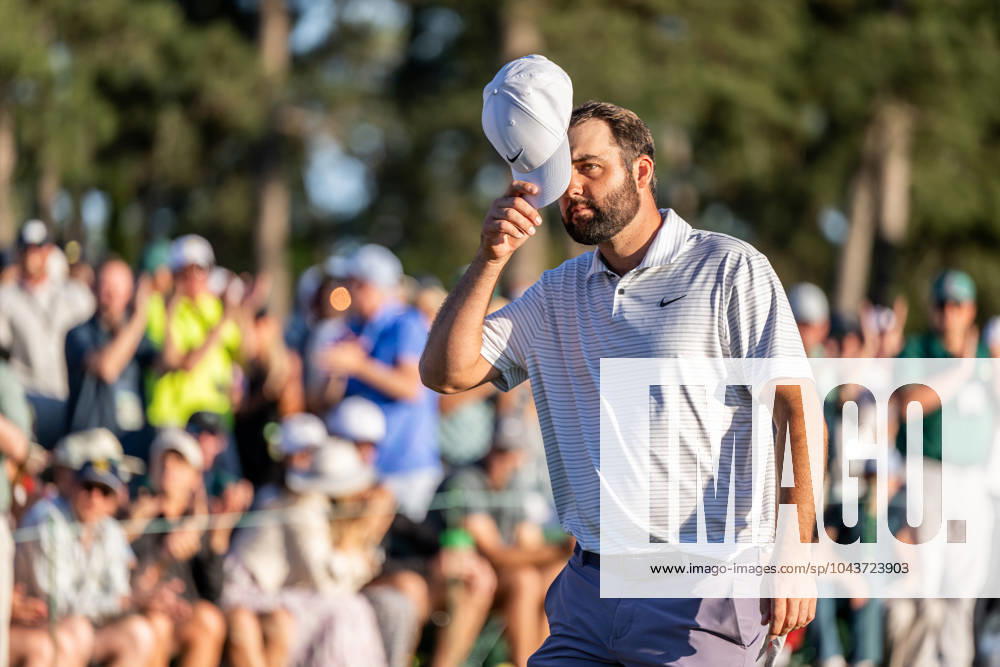 Scottie Scheffler of the United States after the third round of the 2024 Masters Golf Tournament on April 13, 2024 in Augusta Photo Petter Arvidson BILDBYRAN kod PA PA0794 bbeng golf masters the masters Augusta us masters
