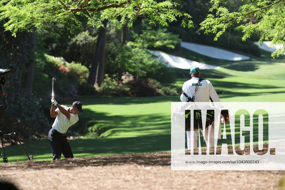 United States Tiger Woods on the 13th hole during the day 3 of the 2024 Masters golf tournament at the Augusta National Golf Club in Augusta, Georgia, United States, on April 13, 2024. Noxthirdxpartyxsales (250211813)