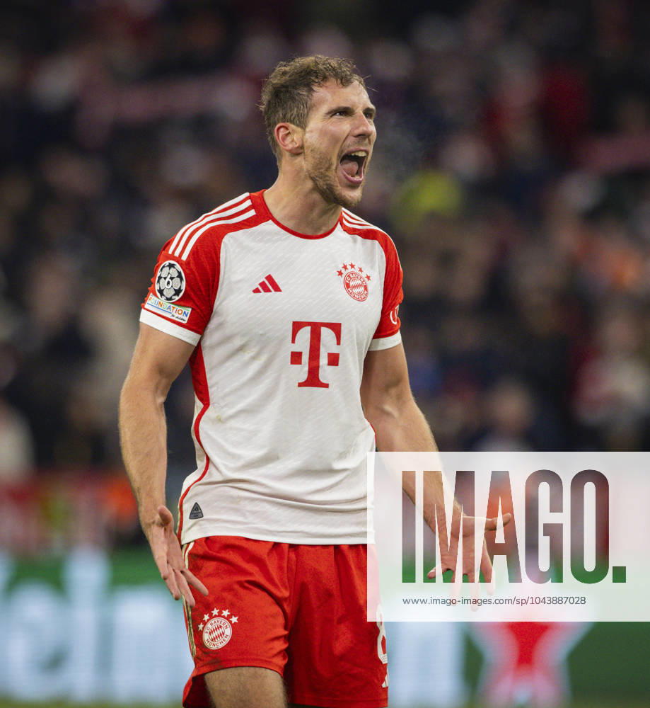 Munich Germany 17th Apr 2024 Final jubilation Leon Goretzka Munich Bayern Munich Arsenal London 17 04 2024 Bayern Munich Arsenal London