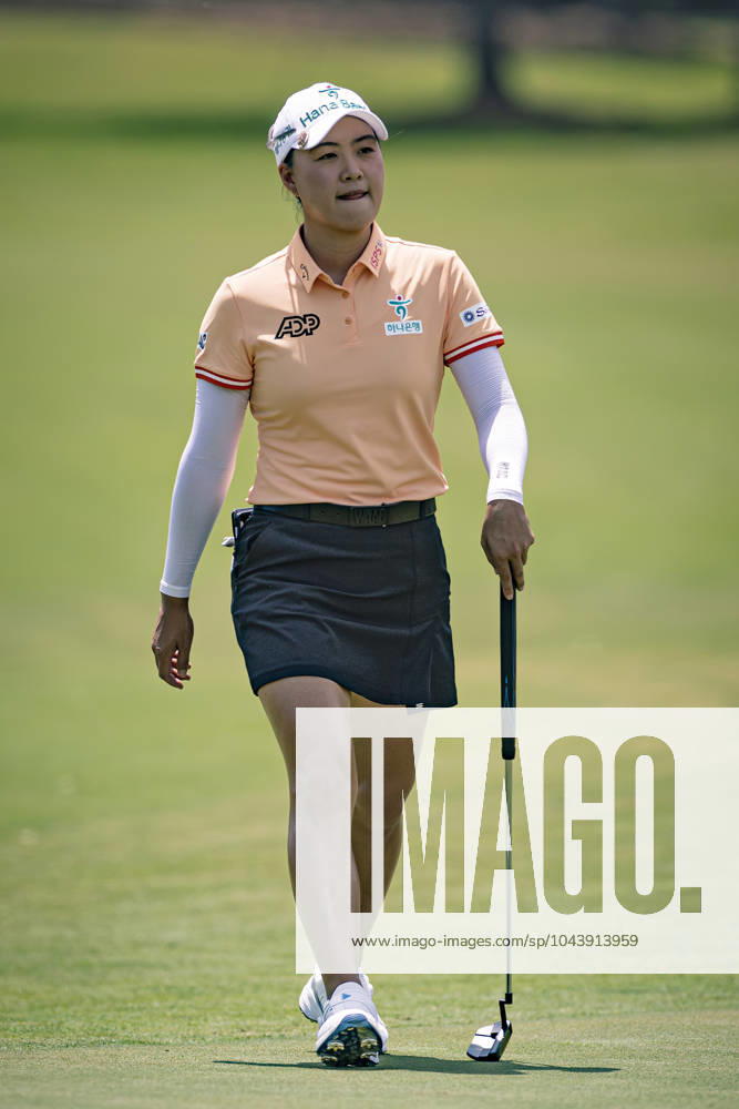 MINJEE LEE on the 11th green during Round 1 of The Chevron Championship at The Club at Carlton Woods on April 18, 2024, in The Woodlands, Texas. The Woodlands USA - ZUMAp213 20240418_znp_p213_001