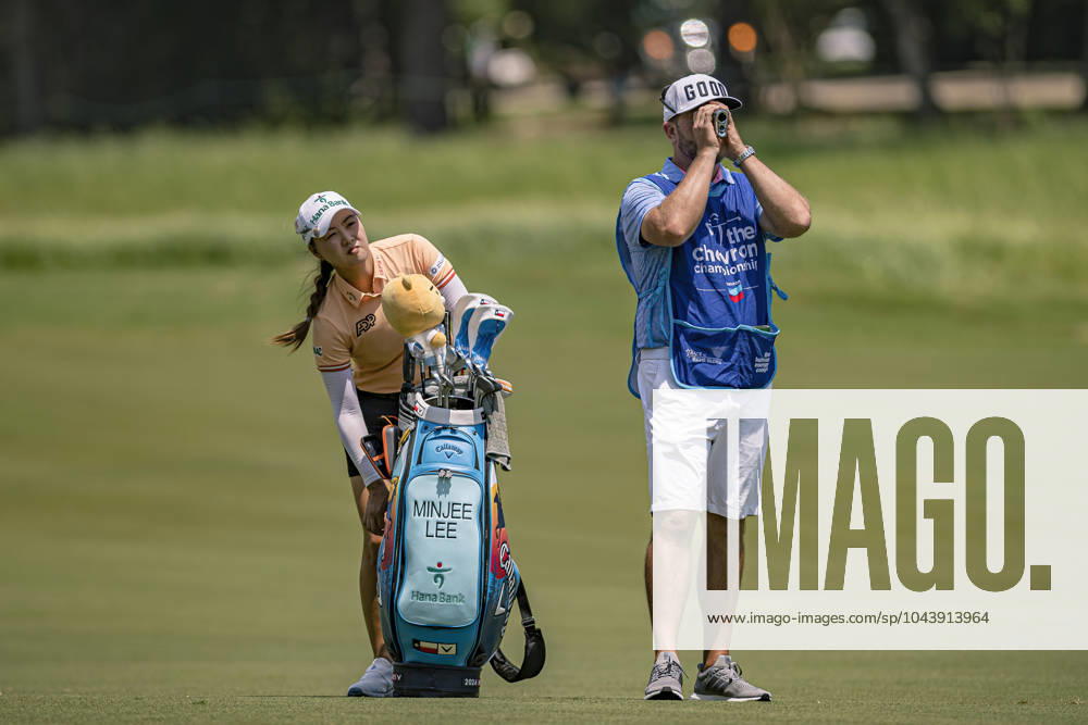 MINJEE LEE on the 10th fairway during Round 1 of The Chevron Championship at The Club at Carlton Woods on April 18, 2024, in The Woodlands, Texas. The Woodlands USA - ZUMAp213 20240418_znp_p213_007