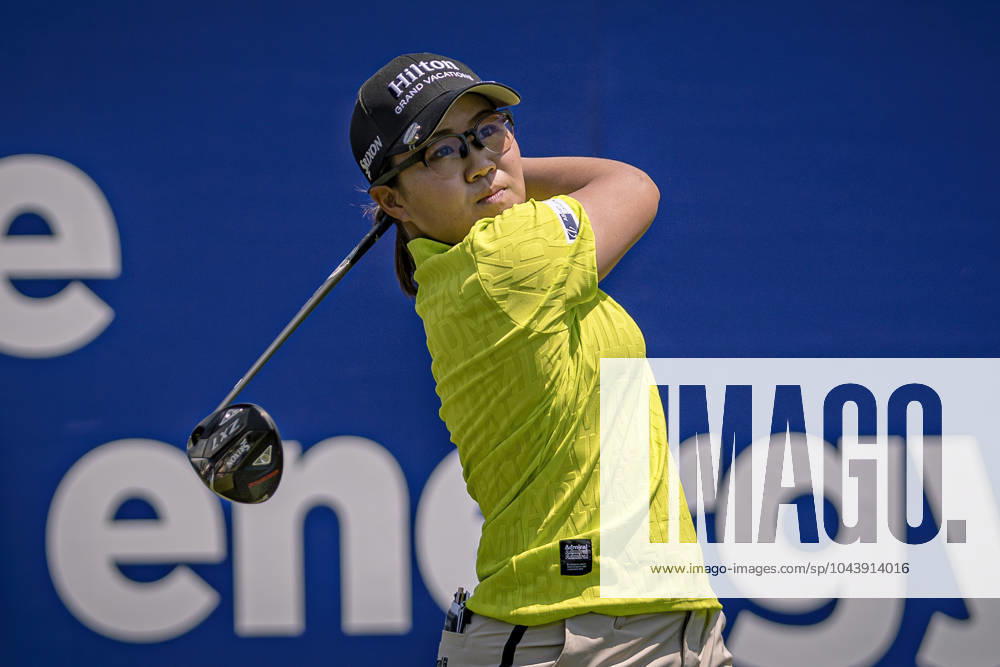 NASA HATAOKA tees off at the 10th hole during round 1 of The Chevron Championship at The Club at Carlton Woods on April 18, 2024, in The Woodlands, Texas. The Woodlands USA - ZUMAp213 20240418_znp_p213_032