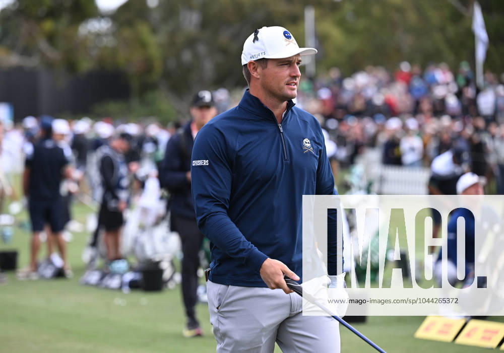LIV GOLF ADELAIDE, Crushers GC Captain Bryson DeChambeau is seen prior to LIV Golf Adelaide play at the Grange Golf Club in Adelaide, Friday, April 26, 2024. ( NO ARCHIVING, , NO USE IN BOOKS WITHOUT CONSENT ADELAIDE SOUTH AUSTRALIA AUSTRALIA